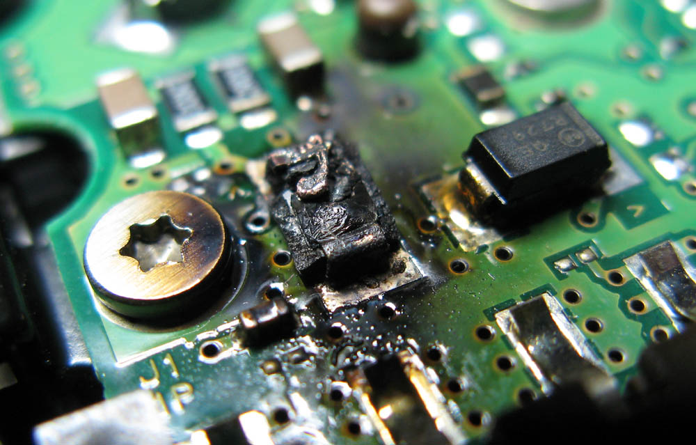 Electronic parts waste